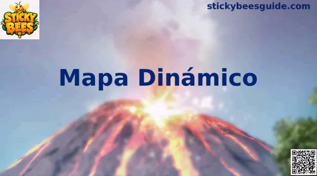 Interfaz de juego Sticky Bees con el sistema de Mapa Dinámico en México