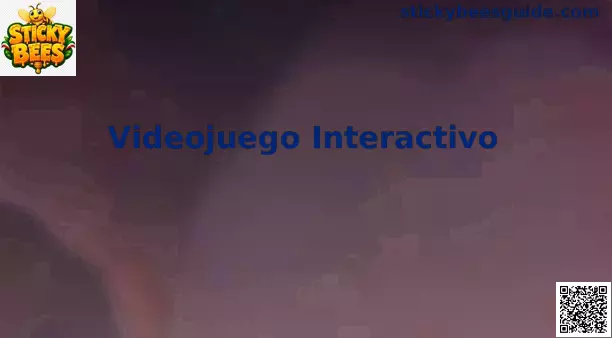 Interfaz de Videojuego Interactivo Sticky Bees en México