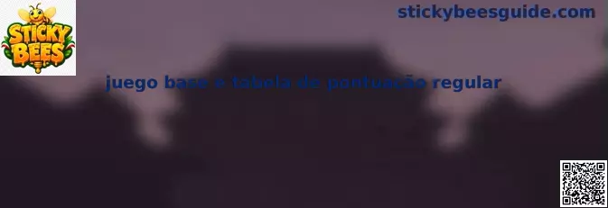 Juego base e tabela de pontuação regular en Sticky Bees