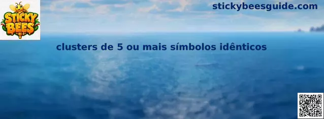 Clusters de 5 ou mais símbolos idênticos en Sticky Bees
