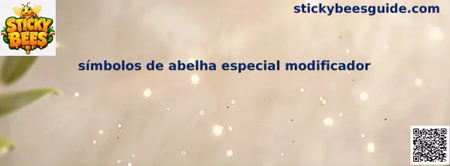 Símbolos de abelha especial modificador en Sticky Bees