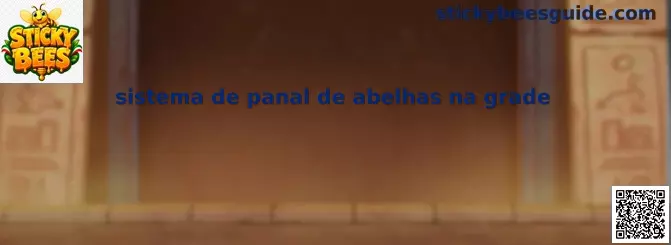 Sistema de panal de abelhas na grade en Sticky Bees