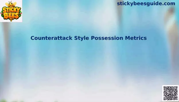 Counterattack Style Possession Metrics